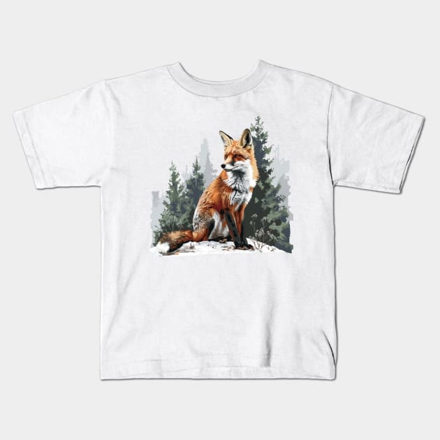 Fox Lovers Kids T-Shirt by zooleisurelife